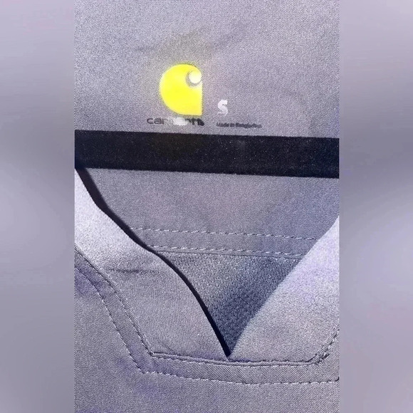 Carhartt Force Chest Pocket Scrub Top short sleeve S - Picture 4 of 5